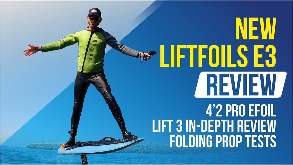 NEW LIFTFOILS E3 Indepth REVIEW eFoil from Lift Foils eSurfboard