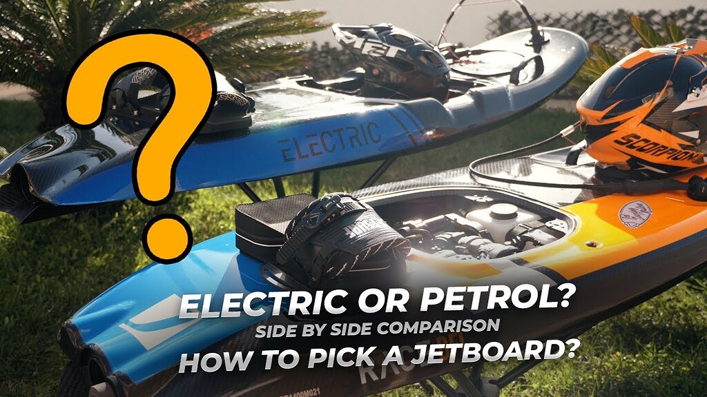 Electric or petrol jetboard? ⚡ vs 🛢️ Jet Surfboard Jetboard