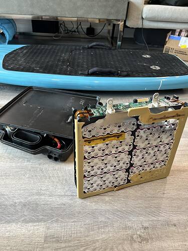 Lift Foils Batterie von innen
