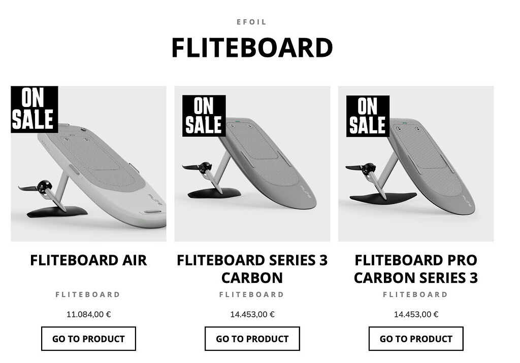 Fliteboards on sale! - Fliteboard Hydrofoil - eFoil Forum